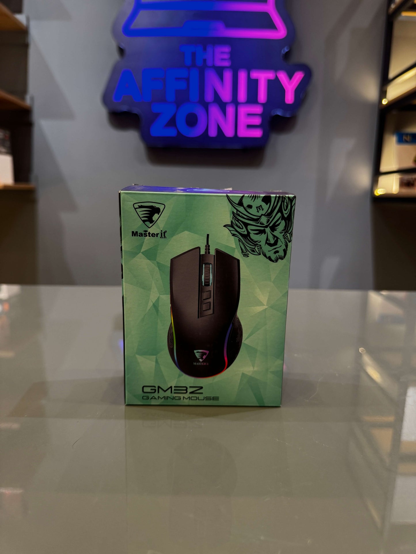 Master iT GM3Z Universal Gaming Mouse – RGB, Adjustable DPI up to 3600, Ergonomic Design