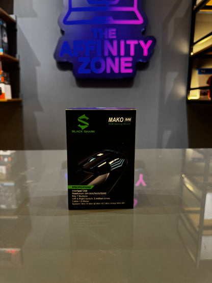Black Shark Mako M6 RGB Gaming Mouse – Wired, 3200 DPI, 7 Programmable Buttons