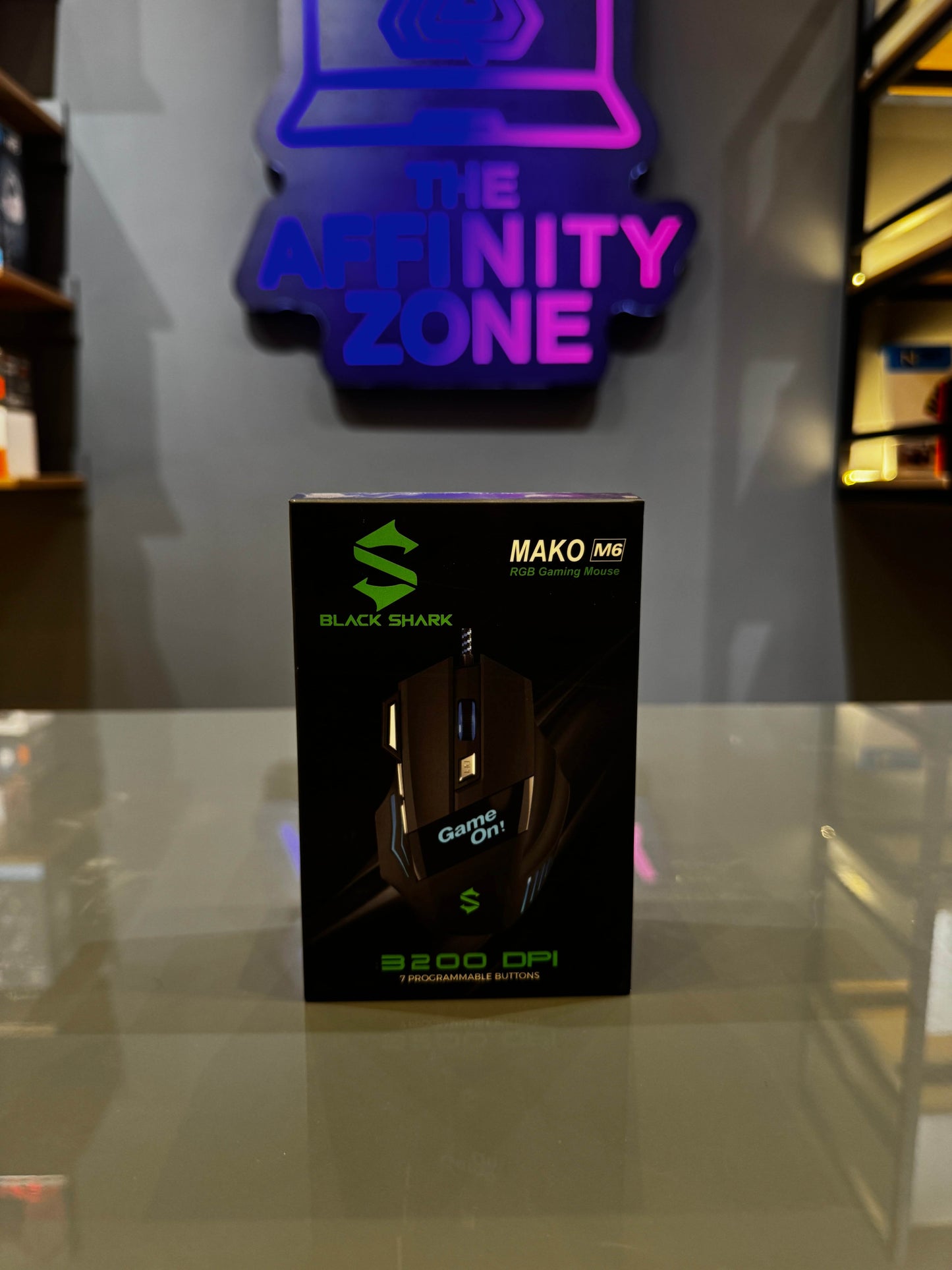 Black Shark Mako M6 RGB Gaming Mouse – Wired, 3200 DPI, 7 Programmable Buttons