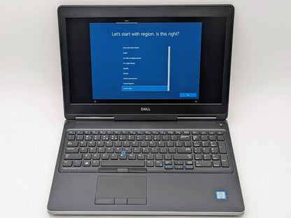 Dell Precision 7510 Mobile Workstation | Intel Core i7 6700HQ | 8GB RAM | 256GB SSD NVMe | 15.6 Inch FHD Laptop